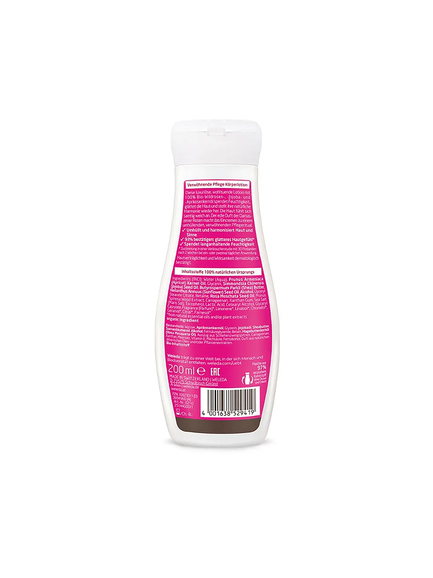 WELEDA | Verwöhnende Pflege Körperlotion Wildrose 200ml | 